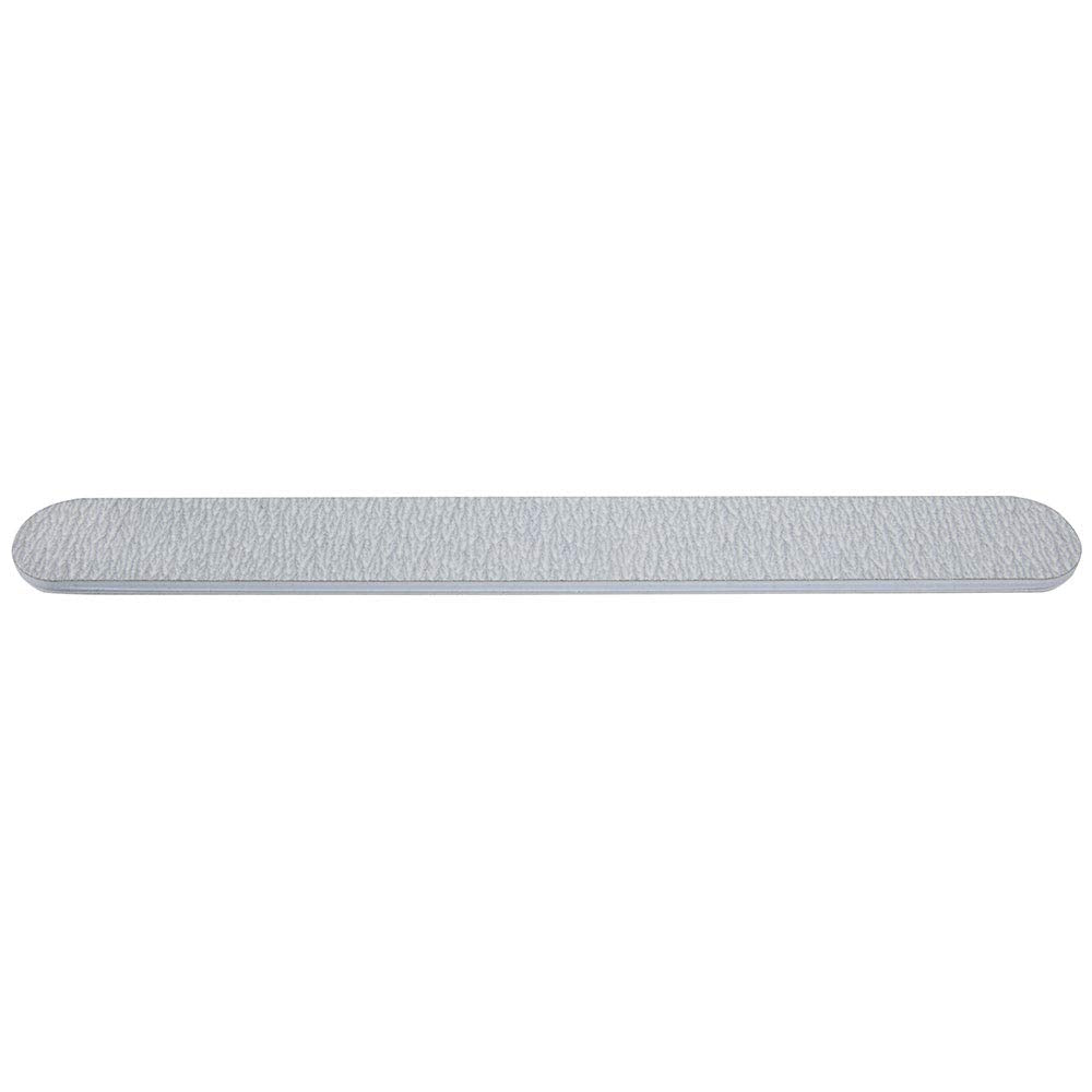 ForPro Professional Collection ForPro Zebra Foam Board, 80/80 Grit, Double-Sided Manicure Nail File, 7 inches L x .75 inches W, Black, 50 Count