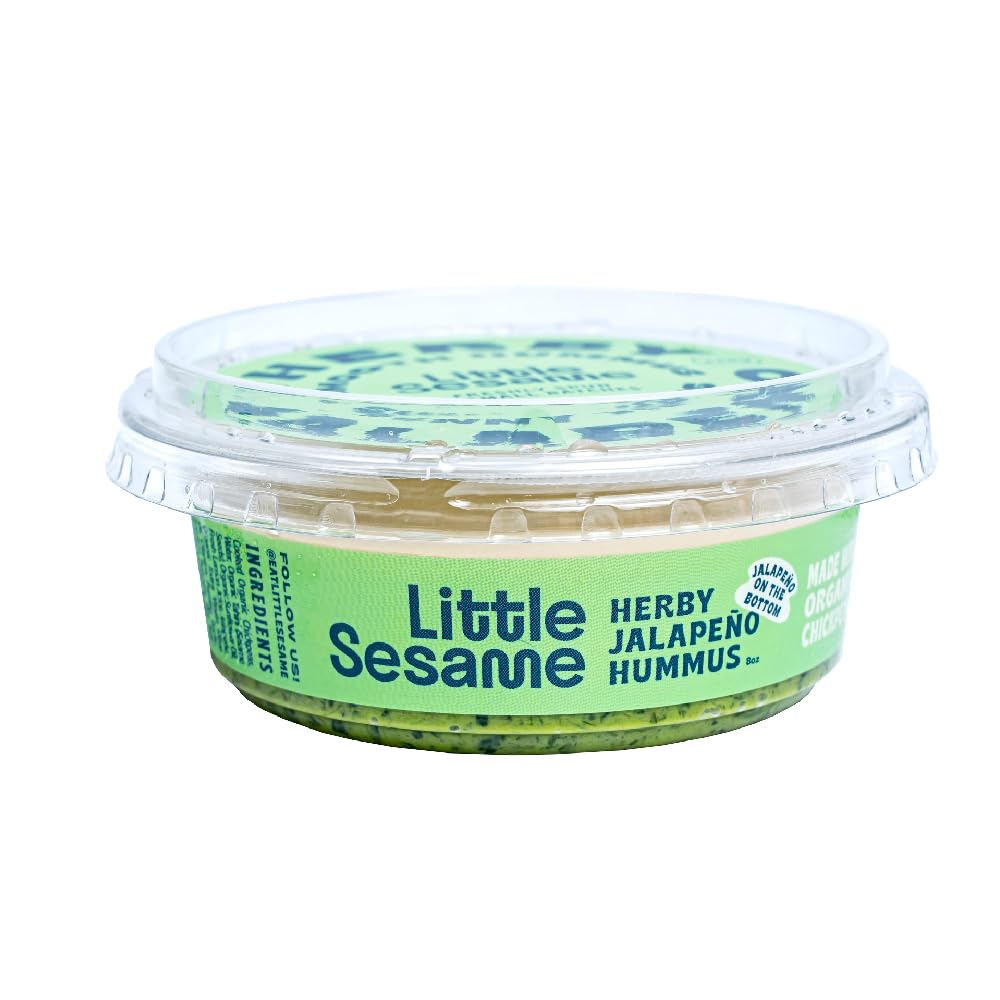Little Sesame Herby Jalapeno Hummus, 8 OZ
