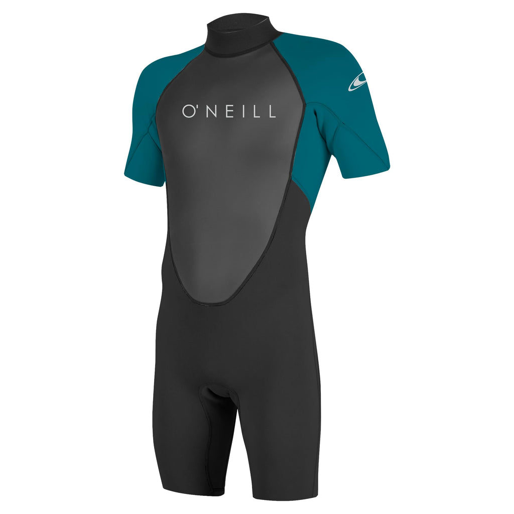 O'Neill Men's Reactor-2 2mm Back Zip Short Sleeve Spring Wetsuit, Lightweight Warmth and Flexibility for All Water Activities