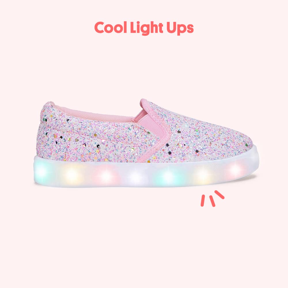 FabKids Kids Sneakers Boys Girls Canvas Shoes Slip On Low Top Footwear for Toddler Little Kid Big Kid