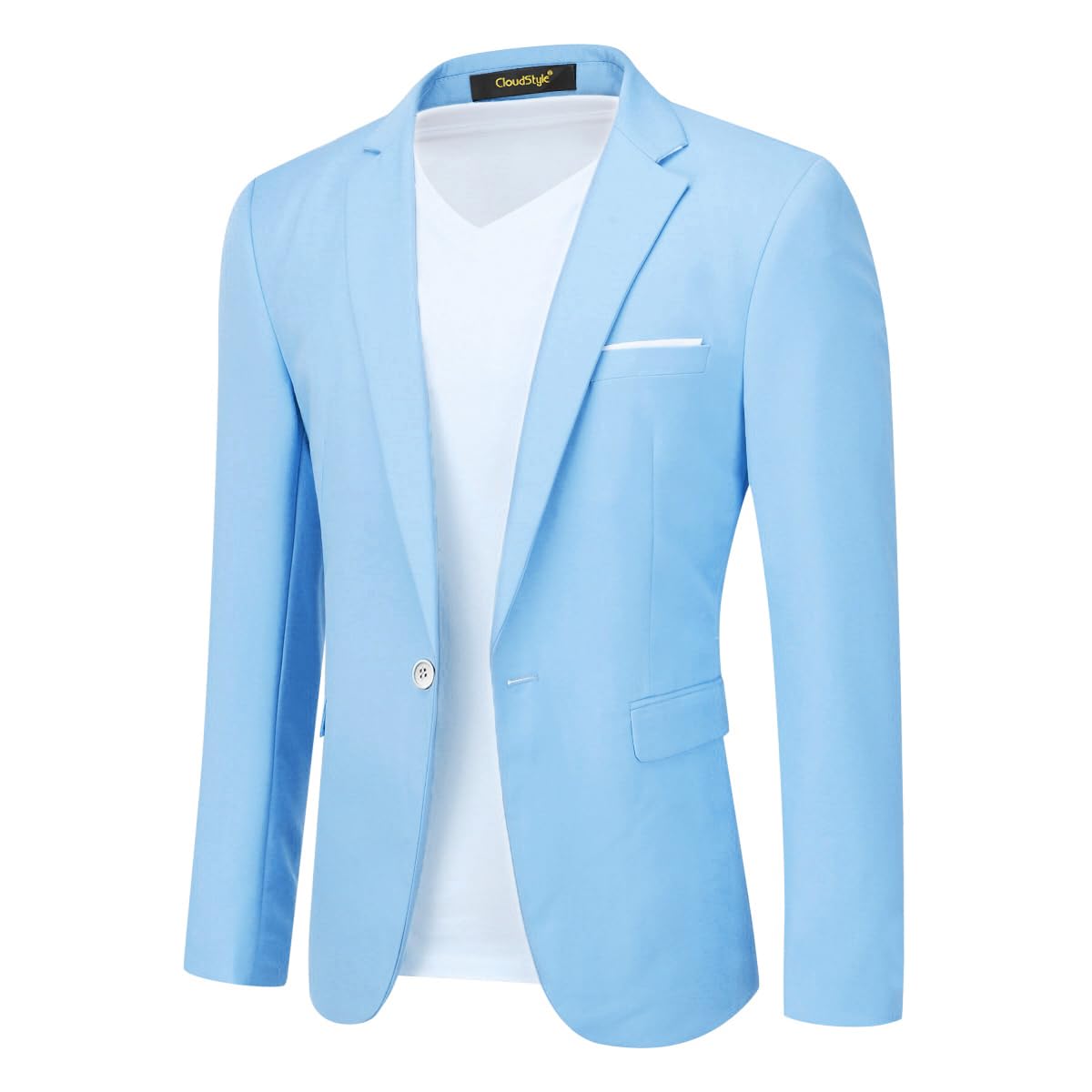 Cloudstyle Men's Suit Jacket One Button Slim Fit Sport Coat Business Daily Blazer