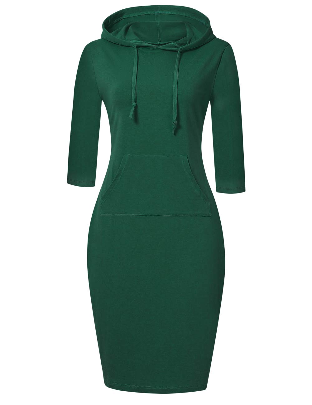 MISSKY Women's Women's Sweatshirt Hooded Dress