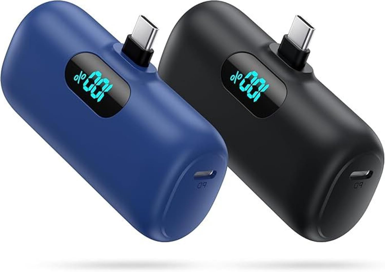 [2-Pack]Portable Charger for iPhone 17/16/15,Mini Power Bank 5000mAh PD USB C Portable Phone Charger,Travel Essential Battery Pack for iPhone 17/17 Air/16/16 pro/15/15 pro Max/Android/Samsung/Moto/LG