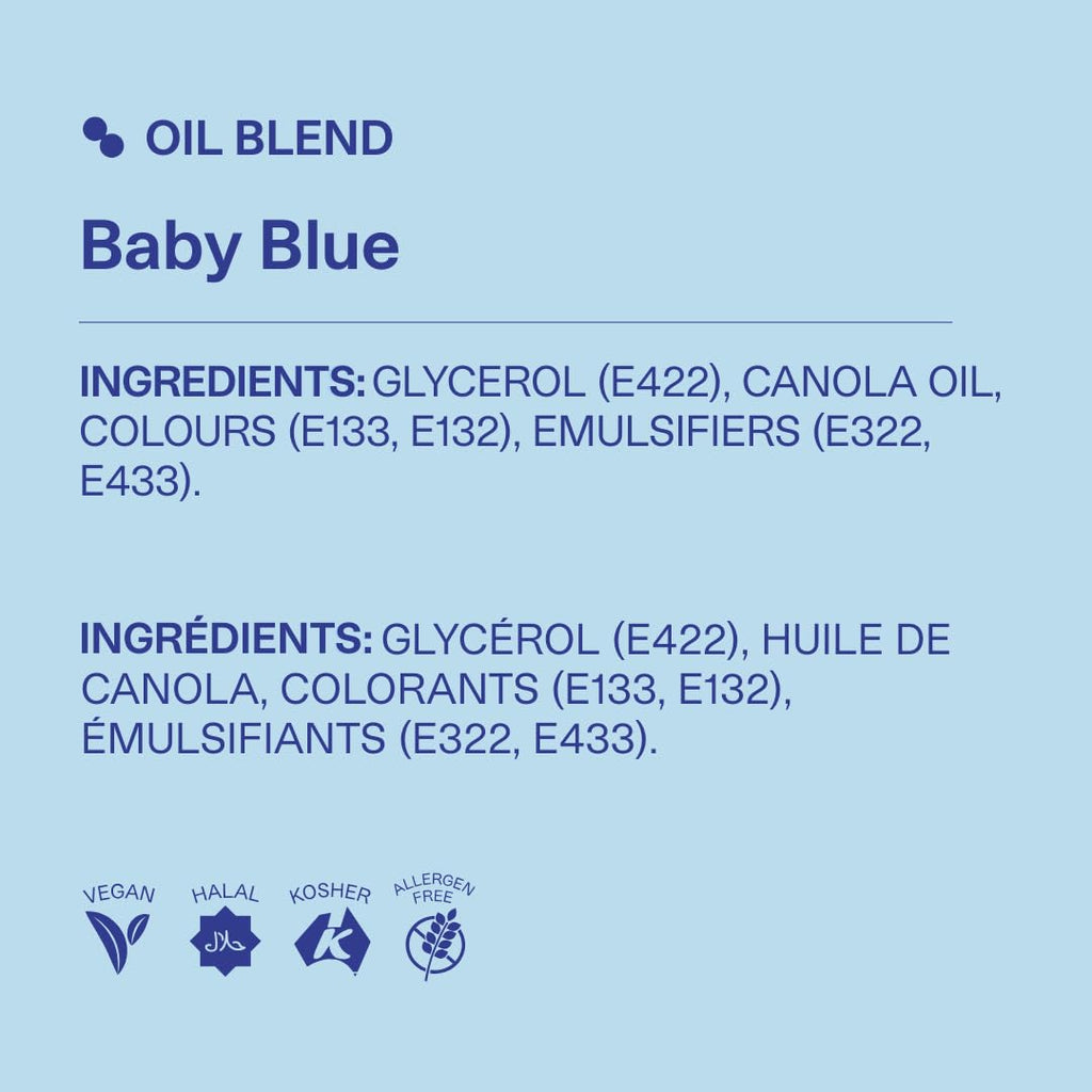 Colour Mill Oil-Based Food Coloring, 100 Milliliters (Baby Blue)