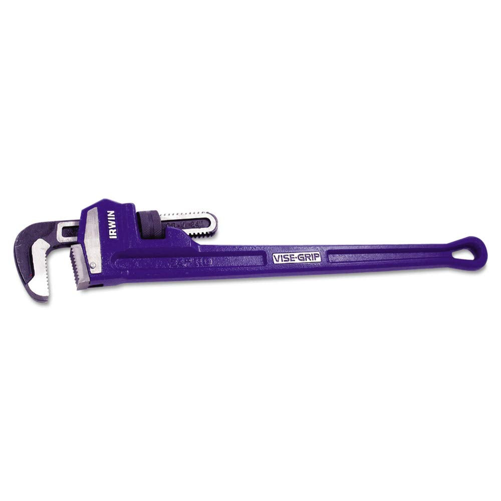 IRWIN Tools VISE-GRIP Pipe Wrench, Cast Iron, 1-Inch Jaw, 8-Inch Length (274105), Blue