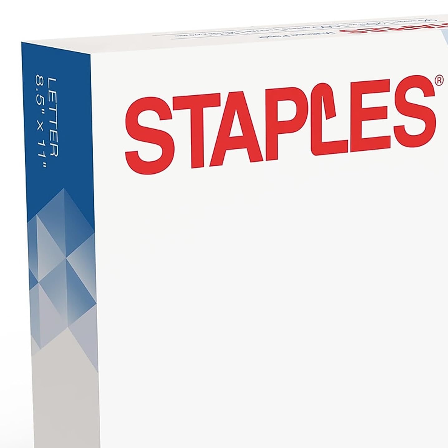 Staples Multiuse Copy Paper, 20 Lb, 94 Bright, 8 1/2" x 11", White, 3-Ream Case, For Office, School & Home