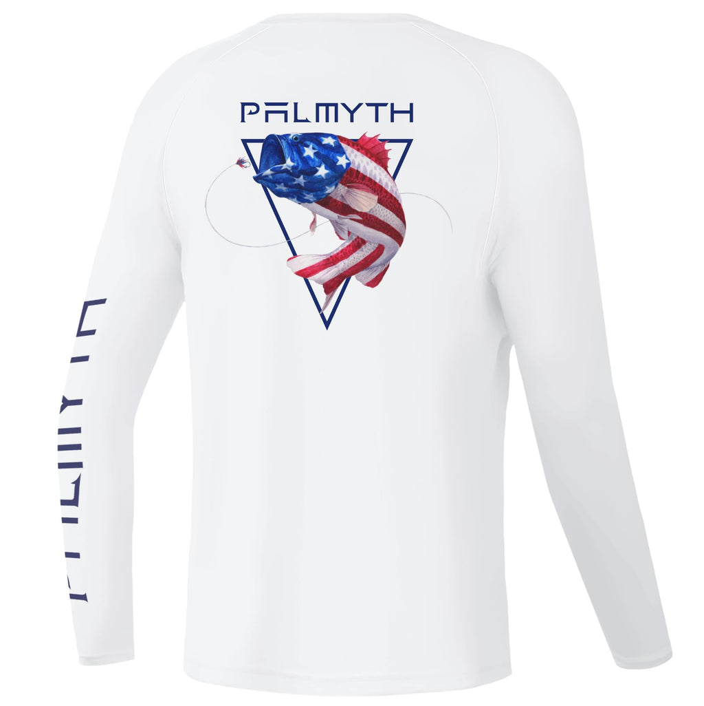 Palmyth Boys Fishing Shirt Youth Long Sleeve T-Shirt UPF 50+ Sun Protection