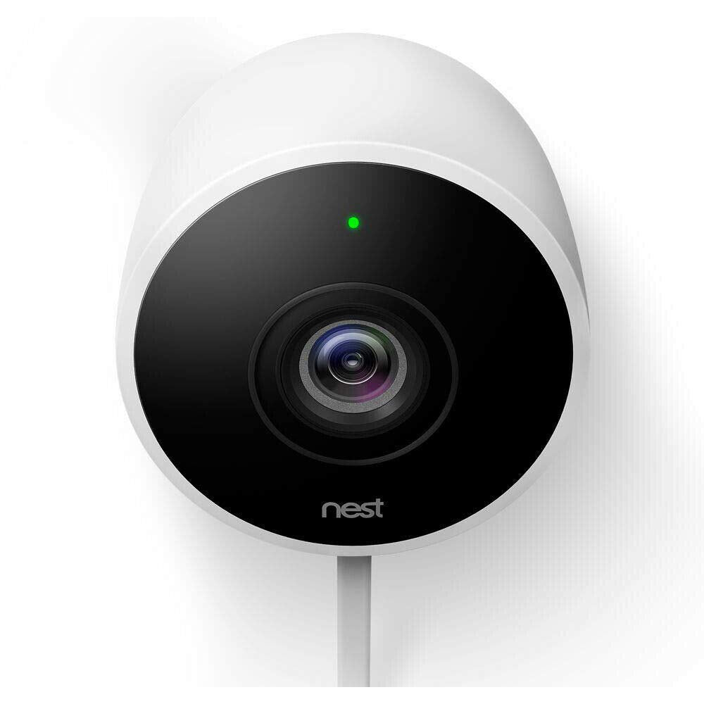 Google, NC2400ES, Nest Cam Outdoor, Security Camera, White, 2 (NEST-0157)