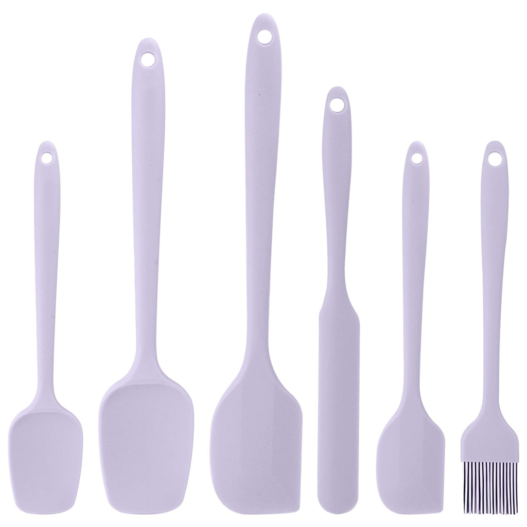 4 Pcs Silicone Jar Spatulas, Non-Stick Heat Resistant Cake Cream Spatulas Set, 9.8 inch Cake Cream Butter Spatulas(4 colors）