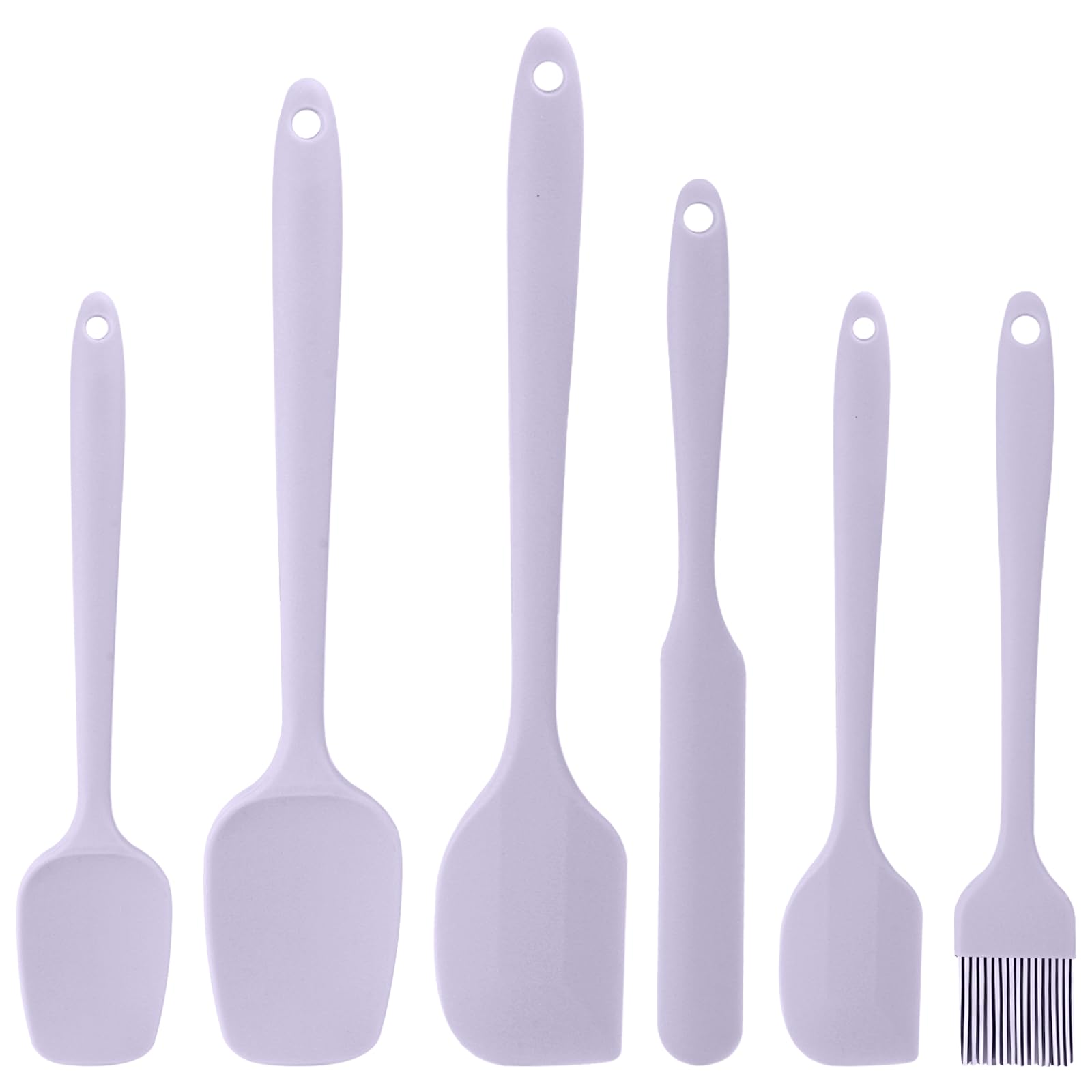 4 Pcs Silicone Jar Spatulas, Non-Stick Heat Resistant Cake Cream Spatulas Set, 9.8 inch Cake Cream Butter Spatulas(4 colors）