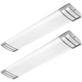 ANTLUX 4ft LED Flush Mount Linear Lights 40W 4500lm Kitchen Light Fixtures, 4000K, 4 Foot led Kitchen Ceiling Light fixtures for Living Room, Laundry, Replace for Fluorescent Version 2 Pack