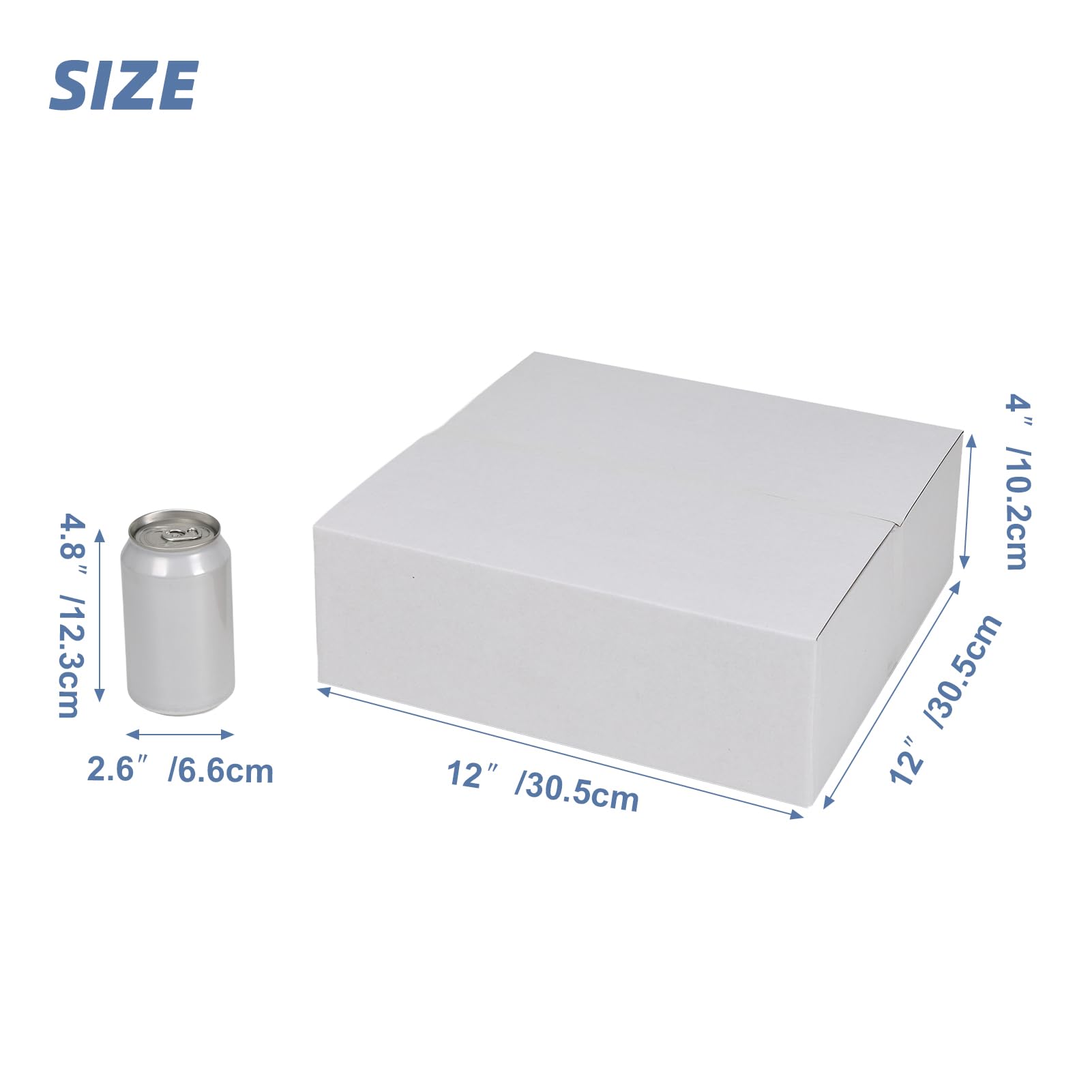 Hoikwo 40 Pack 4x4x2 Shipping Boxes for Small Business, Black Packaging Cardboard Boxes, Moving Mailing Packing Box