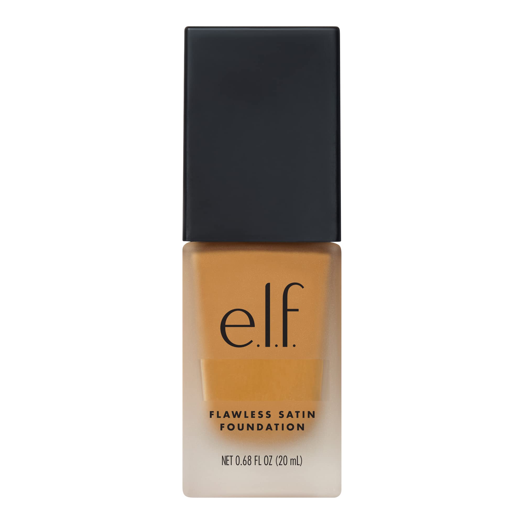 e.l.f. Flawless Satin Foundation, Lightweight & Medium Coverage, Semi-Matte Finish, Vegan & Cruelty-Free, Alabaster, 0.68 Fl Oz (20mL)