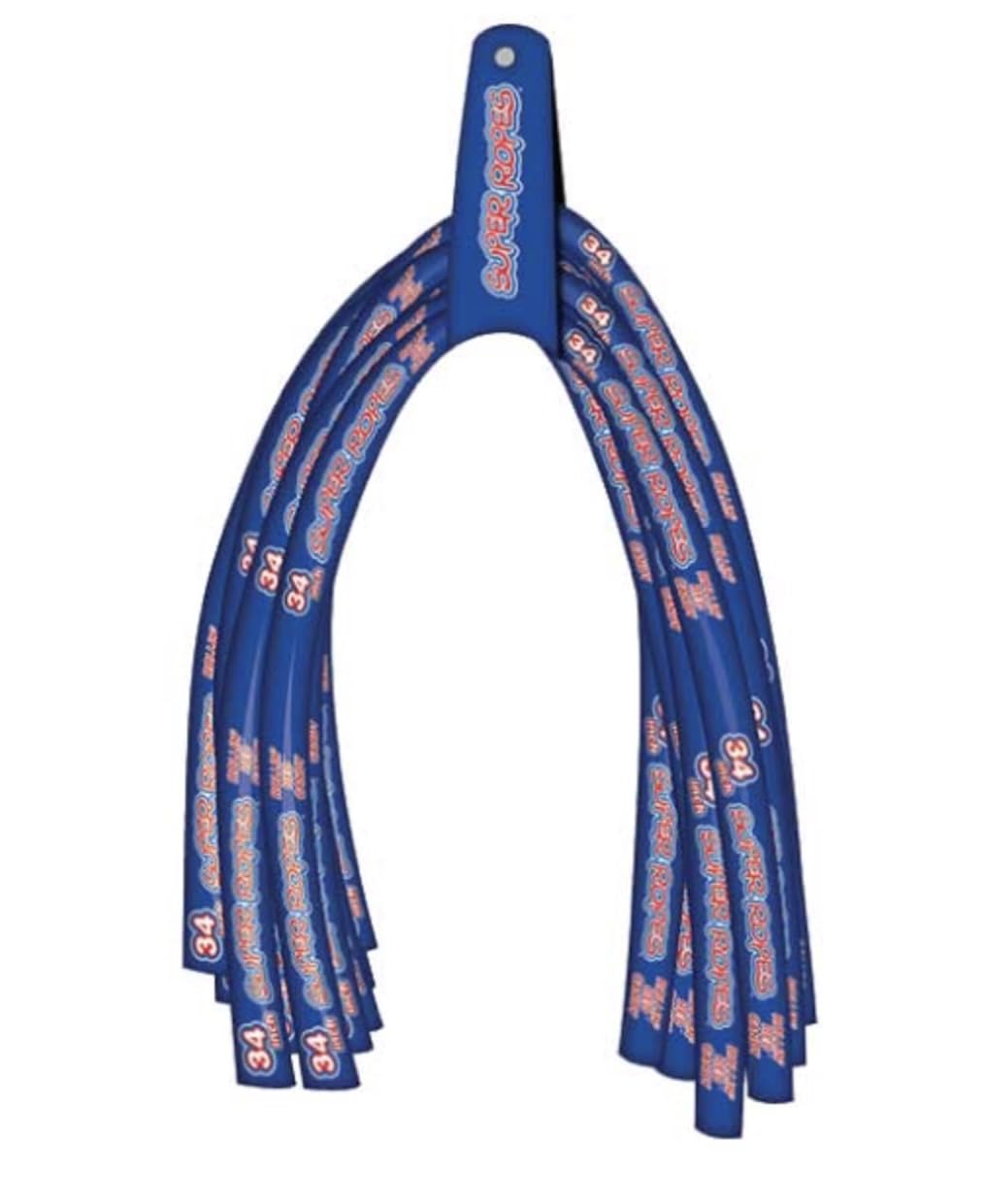 Super Ropes 34" Individually Wrapped Rope, 2oz (15 Pack), Red Licorice Candy Rope
