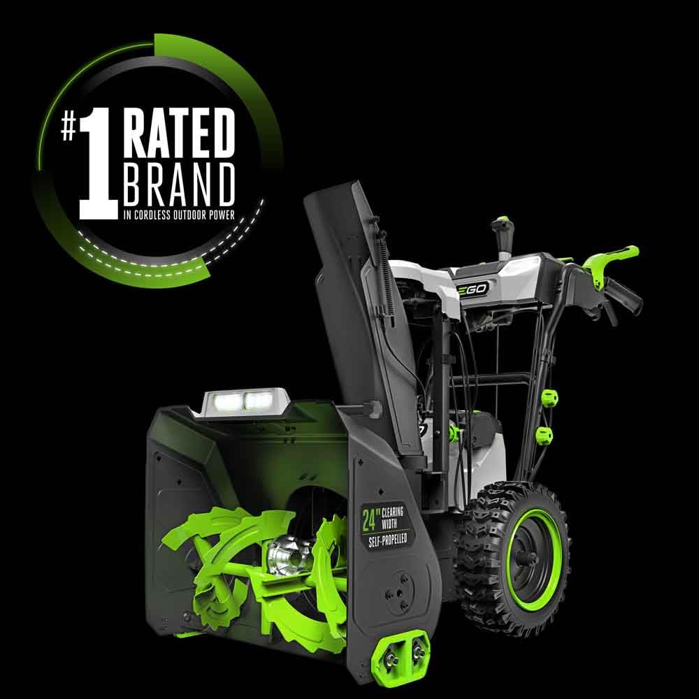 EGO POWER+ 24" Electric Snow Blower, Self-Propelled 2-Stage, Battery and Charger Not Included - SNT2400