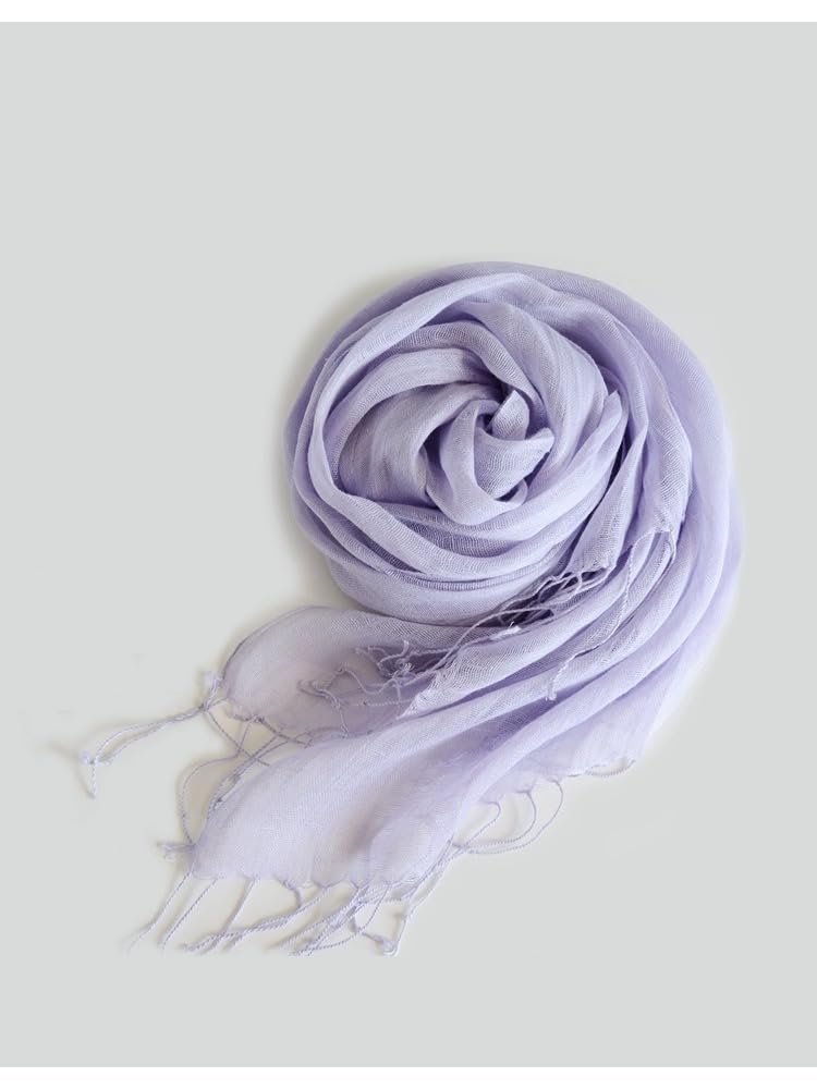 Jeelow Lightweight Summer Scarf Light Shawl Wrap Linen Feel Scarves For Men And Women