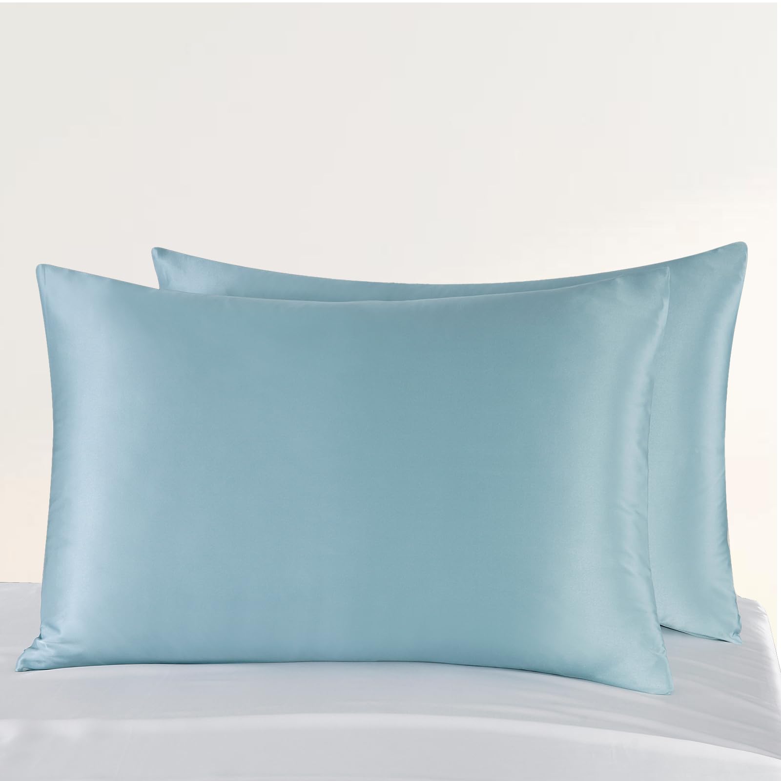 ZIMASILK Upgraded 100% 6A Grade Pure Mulberry Silk Pillowcase for Hair and Skin Silk Pillow Cases with Reinforced Hidden Zipper, More Soft & Durable, Gift Box (Standard 20"x26" Beige)