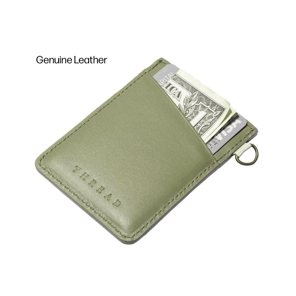 Thread Wallets Ultra Slim Minimalist Leather Card Holder Wallet (Benny)