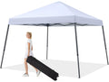 MASTERCANOPY Portable Pop Up Canopy Tent with Large Base (10x10,Dark Gray)