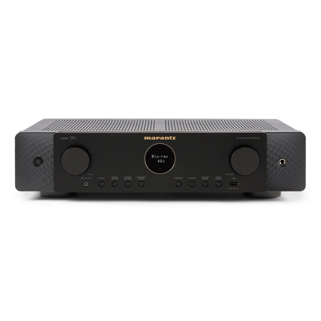Marantz Cinema 60 7.2-Ch Receiver (100W X 7) - 4K/120 and 8K Home Theater Receiver, Built-in Bluetooth, Wi-Fi & HEOS Multi-Room, Supports Dolby Atmos & DTS:X
