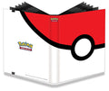 Ultra Pro Pokemon Card Binder 9 Pocket Full-View with Poke Ball Design – Trading Card Binder Holds 360 Cards Side Loading – Organizer for TCG Collectors with Elastic Strap for Sleeved Cards