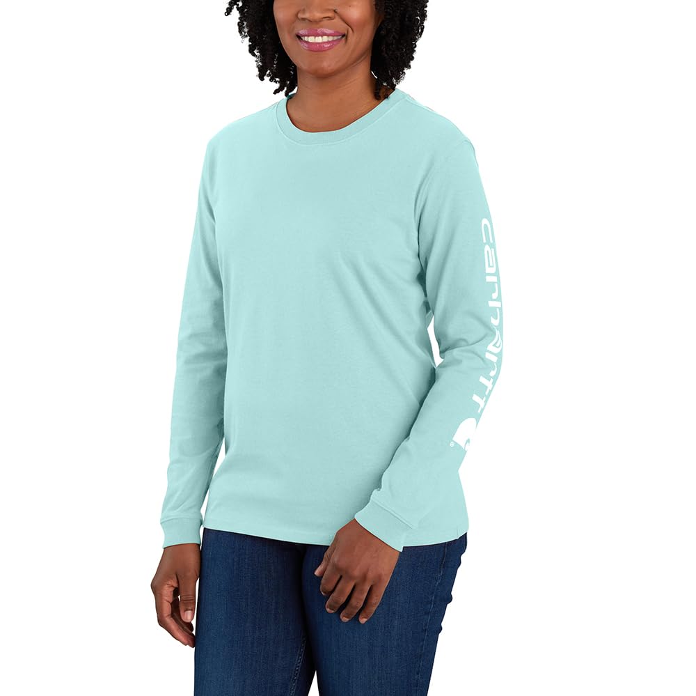 Carhartt Women's Dearborn Loose LS Logo T-Shirt