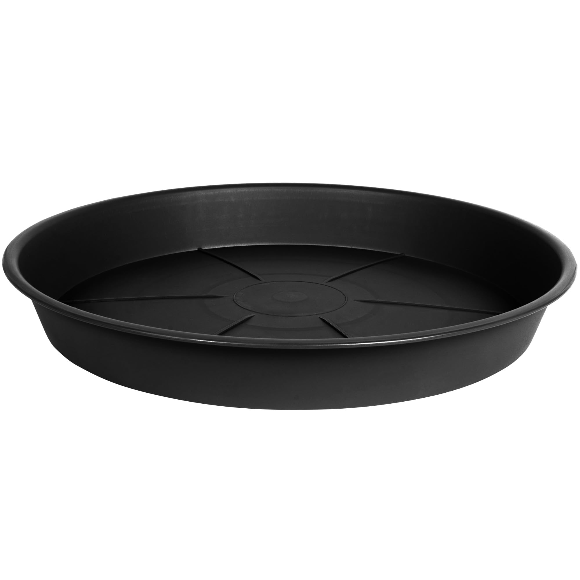 OVZILKI 6 Pack of Plant Saucer Tray 4 6 8 10 12 14 17 19 22 25 inch, Heavy Duty Plastic Pot Plant Drip Trays Saucers for Indoors Outdoor, Plant Water Tray for Planters 3-5" (4", Beige)