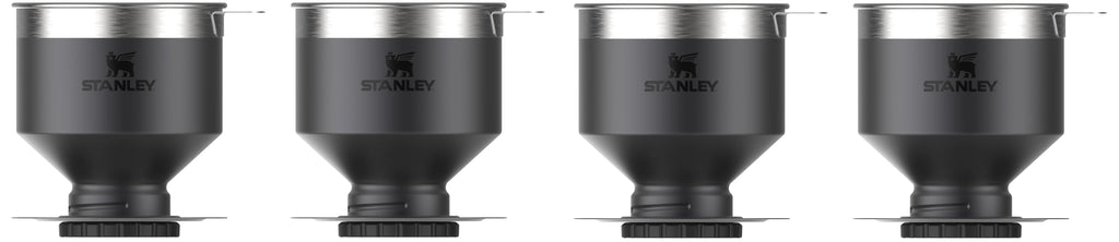 STANLEY Perfect Brew Pour Over | Manual Single Cup Coffee Maker | Drip Coffee Maker with Reusable Filter | Easy Clean Stainless Steel | BPA-Free | Charcoal Glow