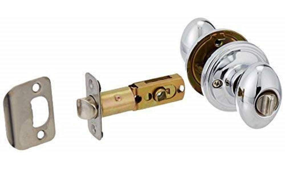 Copper Creek EK2090BC Egg Door Knob, Dummy Function, 1 Pack, in Black