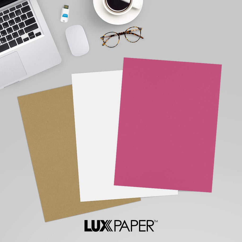 LUXPaper 8.5" x 11" Paper | Letter Size | Avocado Green | 70lb. Text | 250 Qty