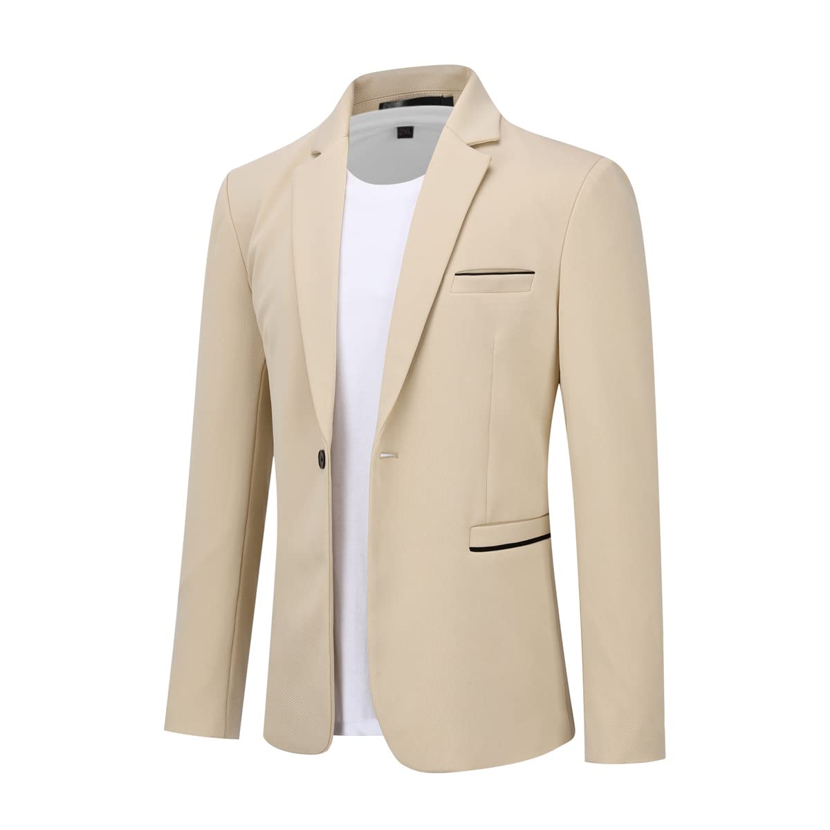 Cloudstyle Men's Suit Jacket One Button Slim Fit Sport Coat Business Daily Blazer