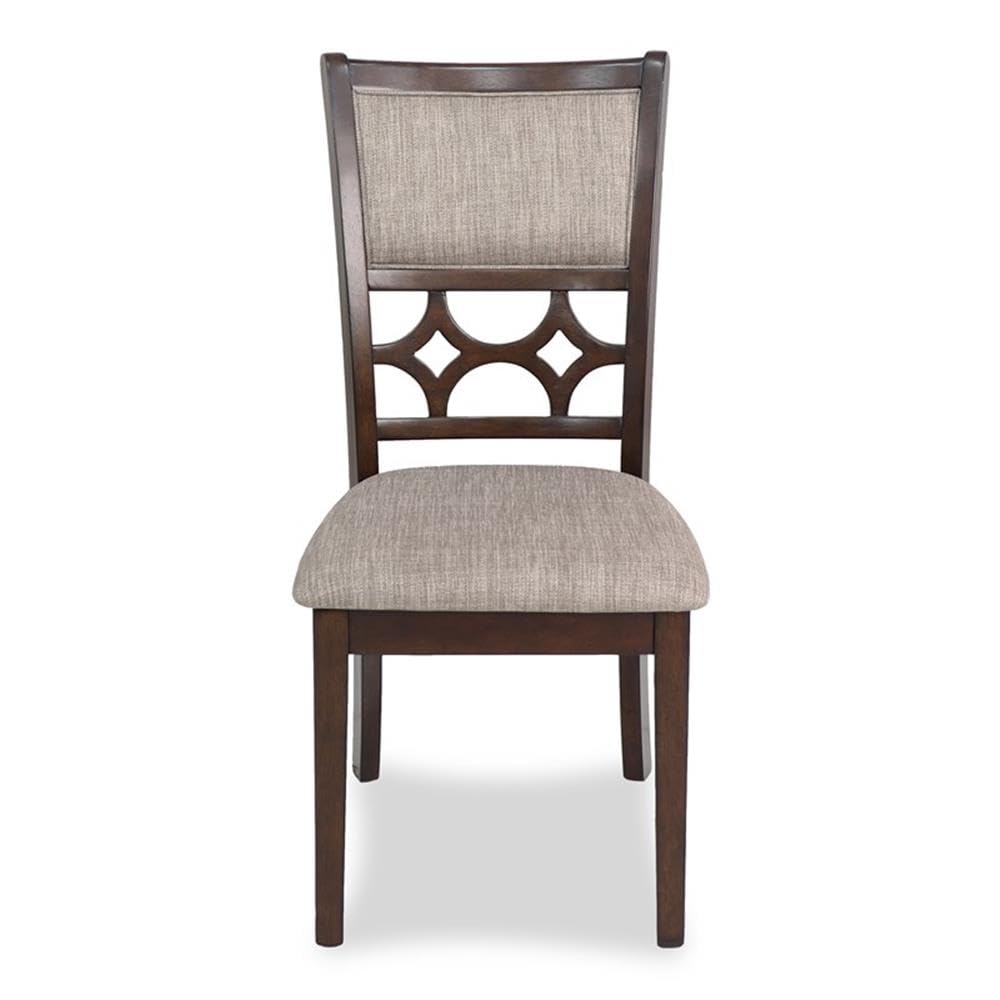 New Classic Furniture Mitchell Dining Room Table, Beige and Brown