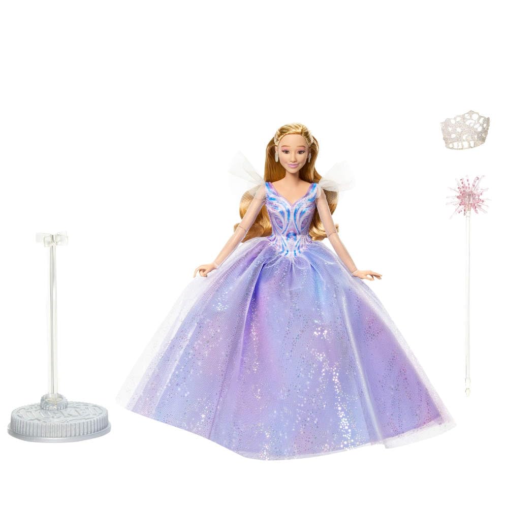 Mattel Universal Pictures Wicked: Muñeca de moda Elphaba For Good de lujo con atuendo extraíble y 4 accesorios, inspirada en la película