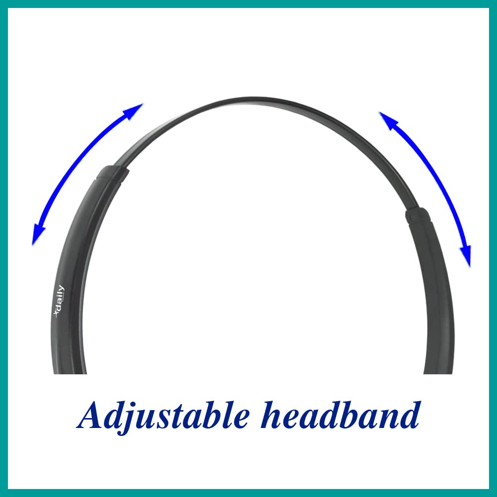 Polycom Phone Headset Noise Cancelling Mic RJ9 U10P Bottom Cable Compatible with Polycom VVX, Shoretel, Nortel Phones