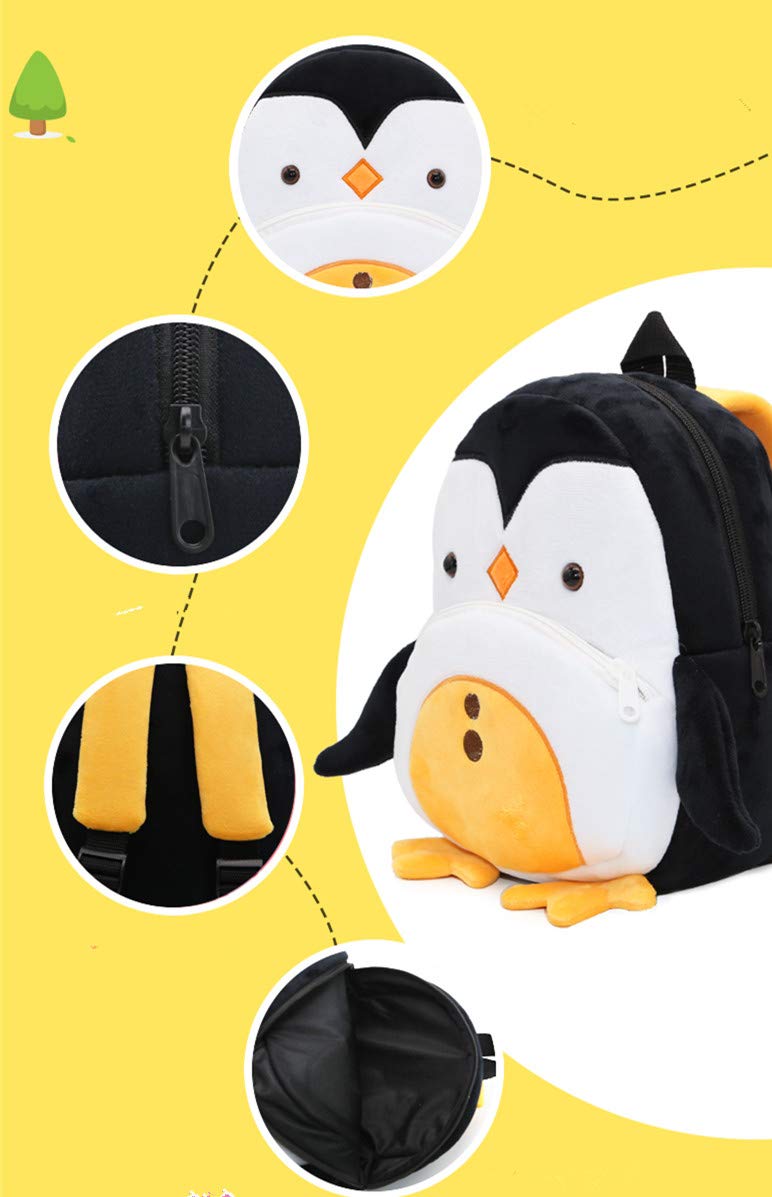 NICE CHOICE Cute Toddler Backpack Toddler Bag Plush Animal Cartoon Mini Travel Bag for Baby Girl Boy 2-6 Years(BB Unicorn)