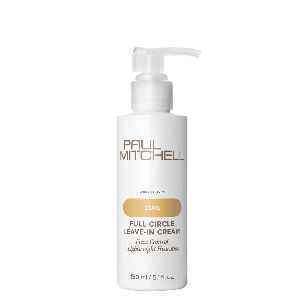 Paul Mitchell Full Circle Leave-In Cream, Frizz Control, Lightweight Hydration, For Curly + Wavy Hair