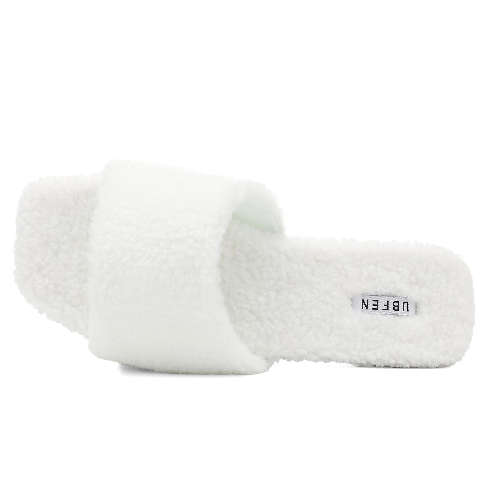 UBFEN Womens Mens Slippers Memory Foam Comfort Fuzzy Plush Lining Slip On House Shoes