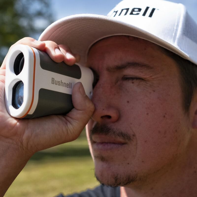 Bushnell Edge Disc Golf Laser Rangefinder - Accurate Range Finding for Disc Golf with Slope, Waterproof Design and Pinseeker Technology