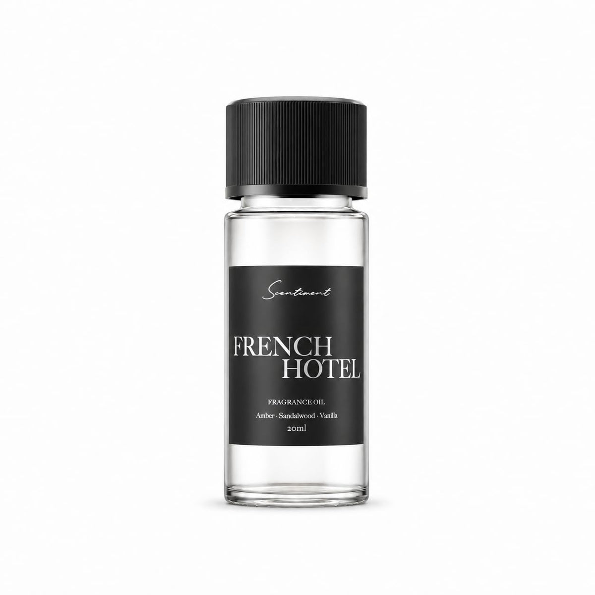 Scentiment French Hotel Diffuser Oil - Premium Hotel Scent with Notes of Clove, Patchouli & Sandalwood Home Scent, Aromatherapy Fragrance Oil Diffuser Refill - 0.68 fl oz (20 mL)