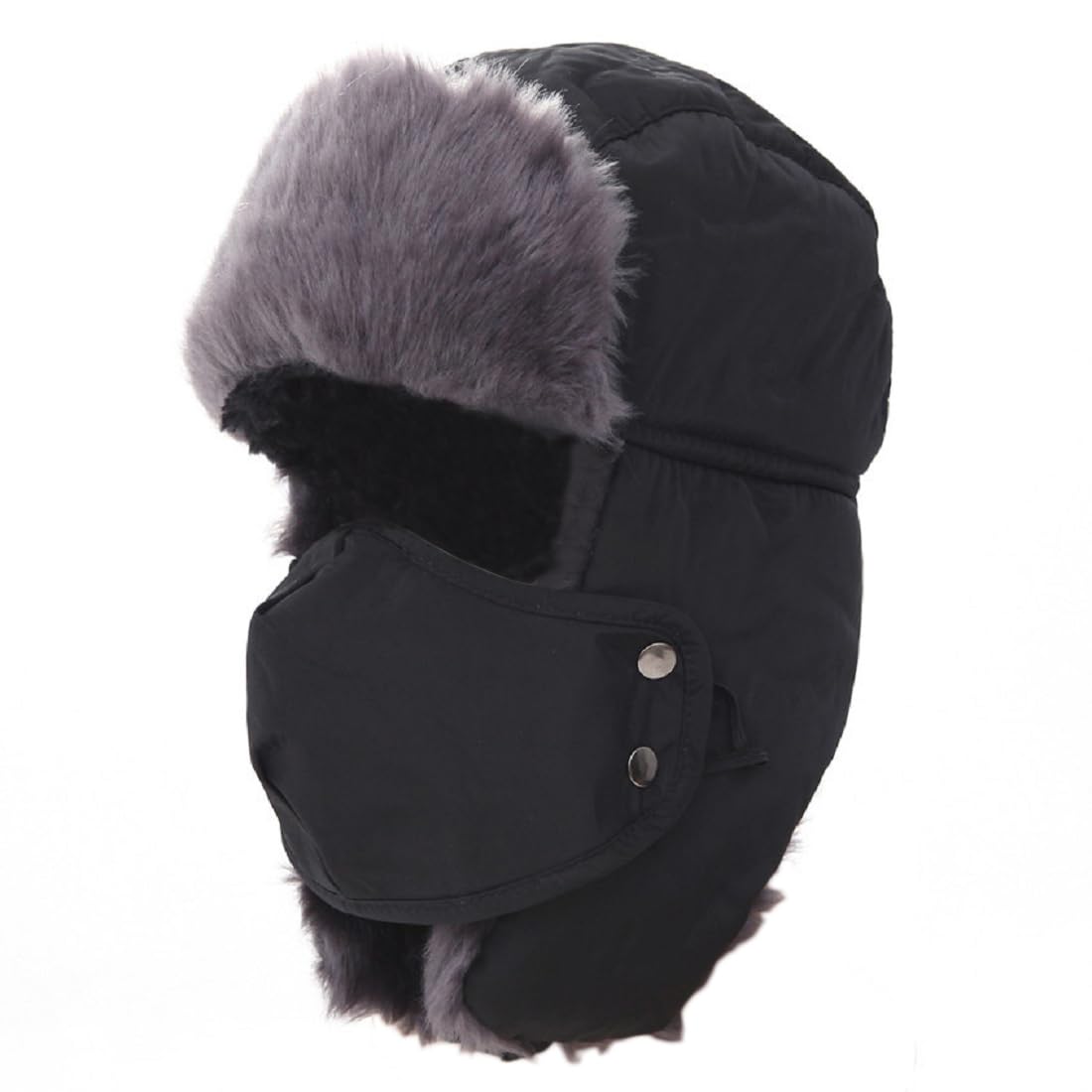 ASWER Trapper Warm Russian Trooper Hat Winter Skiing Cap Women Men Windproof