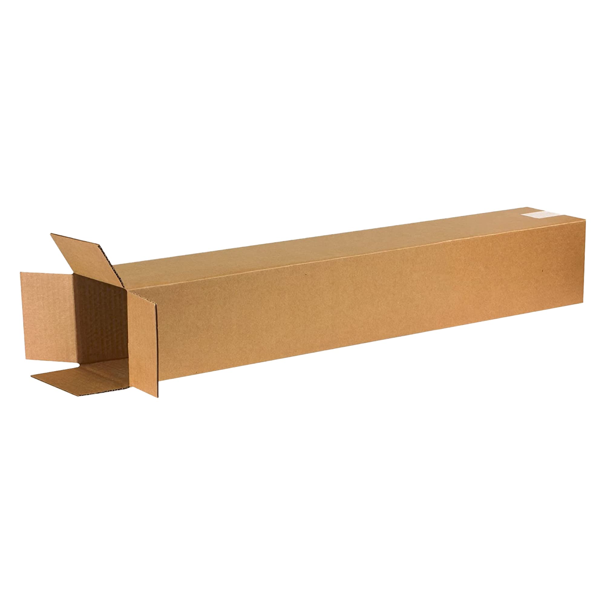BOX USA 4x4x40 Tall Corrugated Boxes, Tall, 4L x 4W x 40H, Pack of 25 | Shipping, Packaging, Moving, Storage Box for Home or Business, Strong Wholesale Bulk Boxes