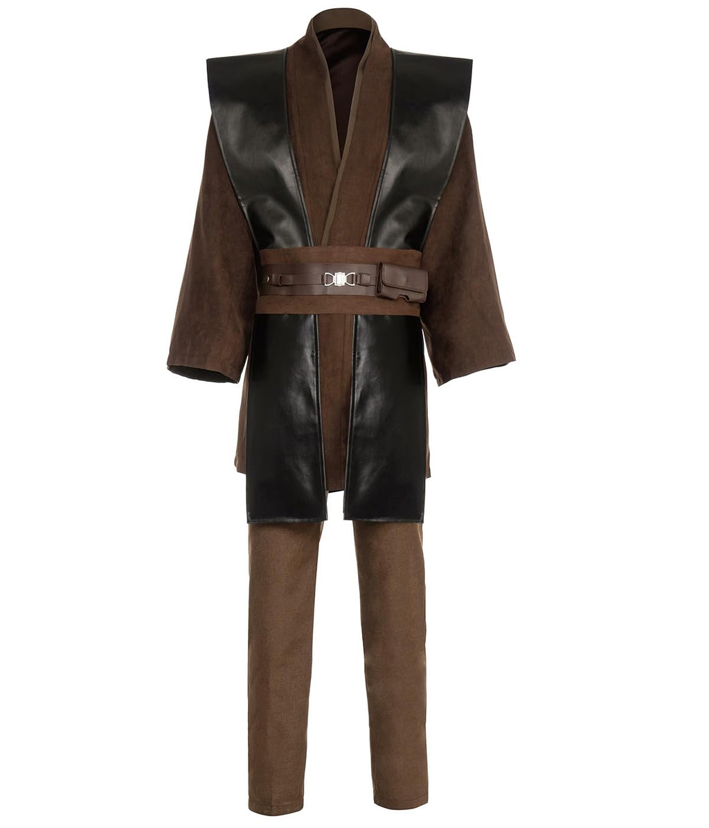 Knight Costume Adult Men's Tunic Hooded Robe Outfits Halloween Cosplay Uniform