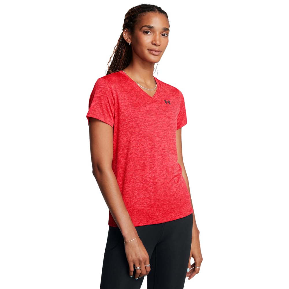 Under Armour Women's Tech Twist V Neck Short Sleeve T-Shirt