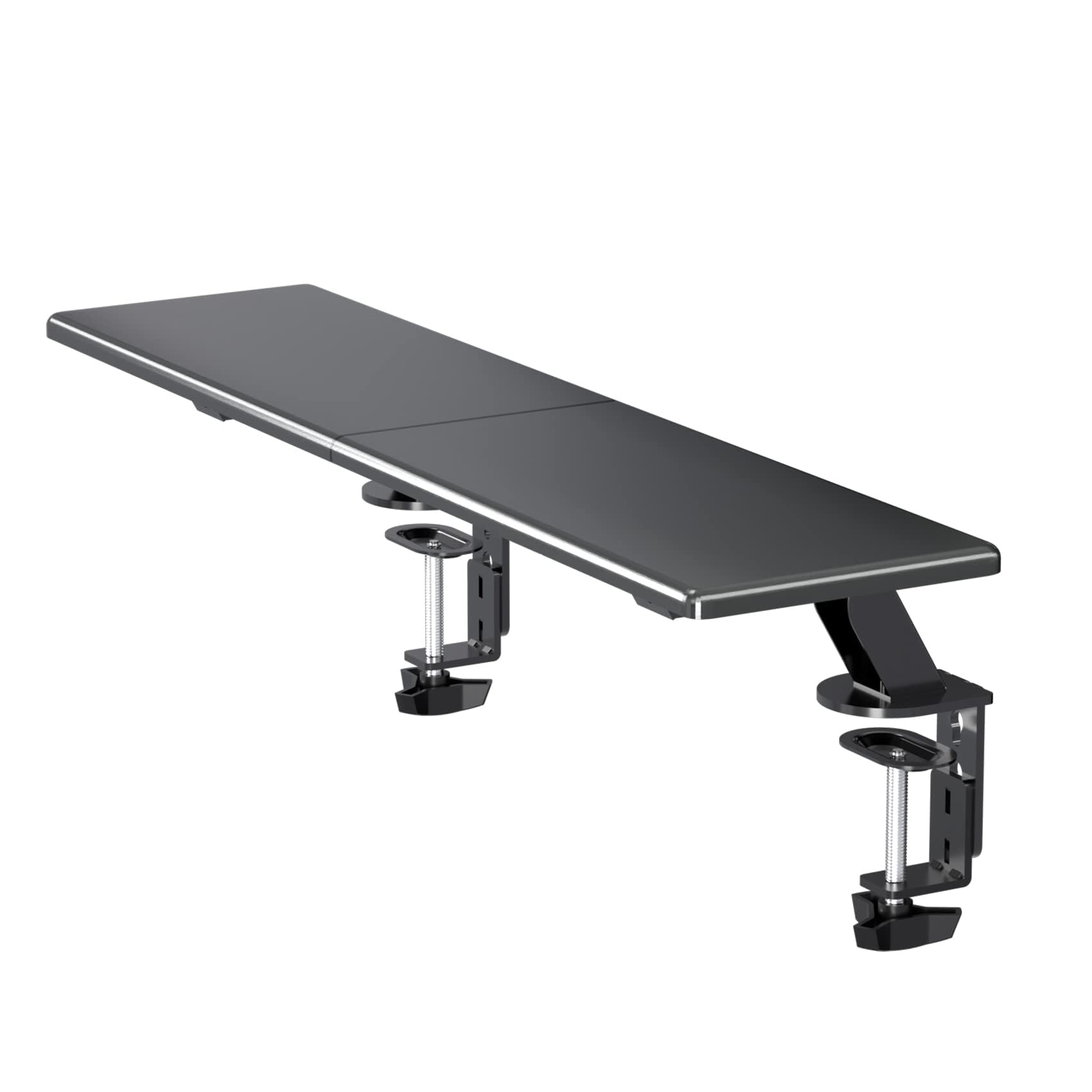 suptek Clamp-on 32 Inch Dual Monitor Desk Mount Riser Shelf Computer Stands for 2 Monitor,Laptop,Printer, Notebook,32.2” x 7.8” x 5.7”