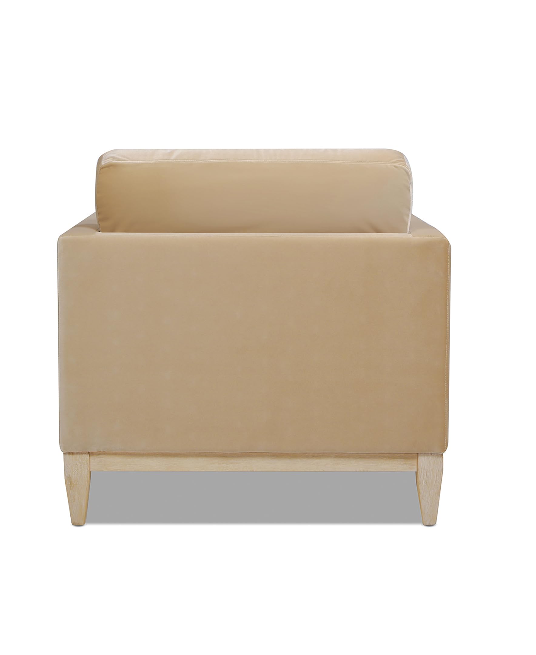 Jennifer Taylor Home Knox 84" Modern Farmhouse Performance Velvet Fabric Living Room Sofa Couch in Burnt Orange