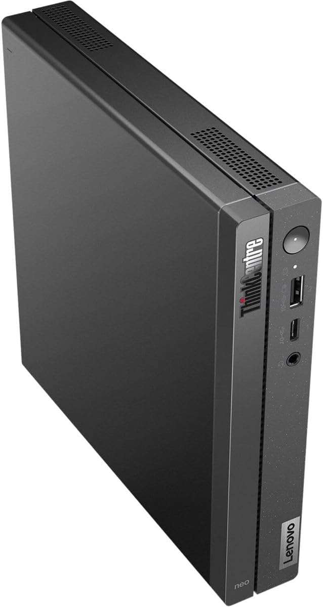 Lenovo ThinkCentre neo 50q Gen 4 Tiny Desktop Computer, Intel Core i5-13420H 2.1GHz, 16GB RAM, 256GB SSD, Windows 11 Pro, Black