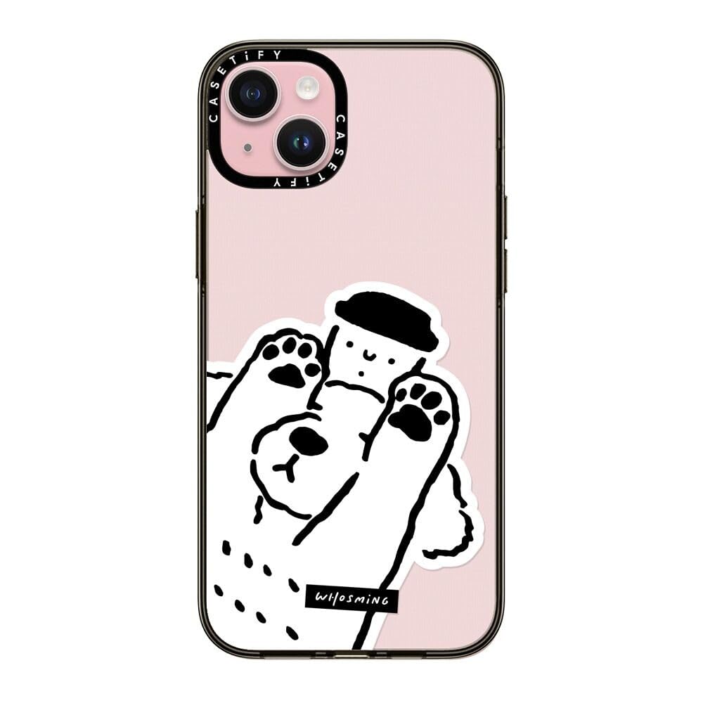 CASETiFY Compact Case for iPhone 13 [Lightweight / 4 ft. 2X Military Grade Drop Protection/Slim] - #1 Mom - Clear Black