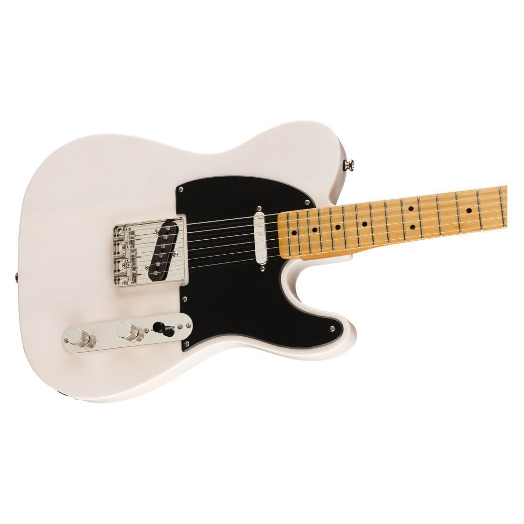 Squier Classic Vibe 50s Telecaster Electric Guitar, Butterscotch Blonde, Maple Fingerboard