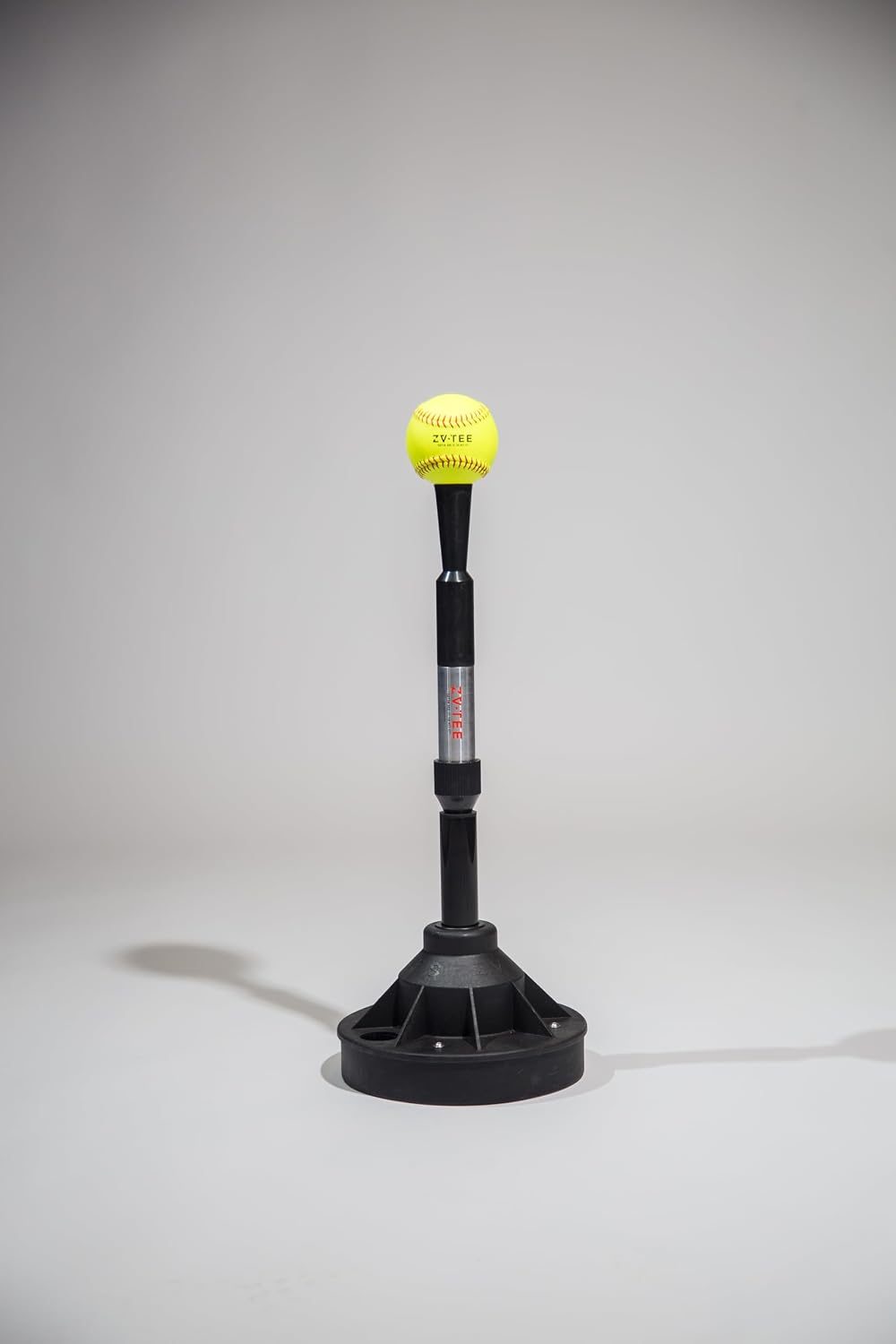 Baseball Tee with LED Light and Adjustable Height, Battery Operated, Illuminates and Flashes Each Swing with 1 of 5 Random Colors. Hitting Tee for Baseball and Fastpitch Softball.