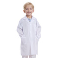 Doctor Scientist Lab Coat for Kids Children Doctor Costume Dress Up Coat for Boys Girls Halloween Costume Role Play